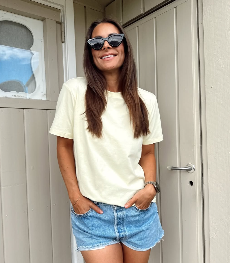 VINORA T-Shirt - Pastel Yellow