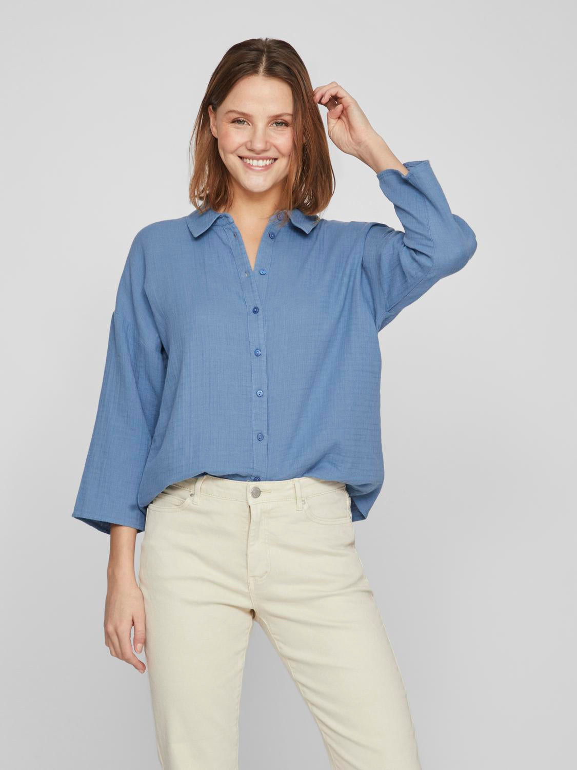 VILANIA Shirts - Coronet Blue