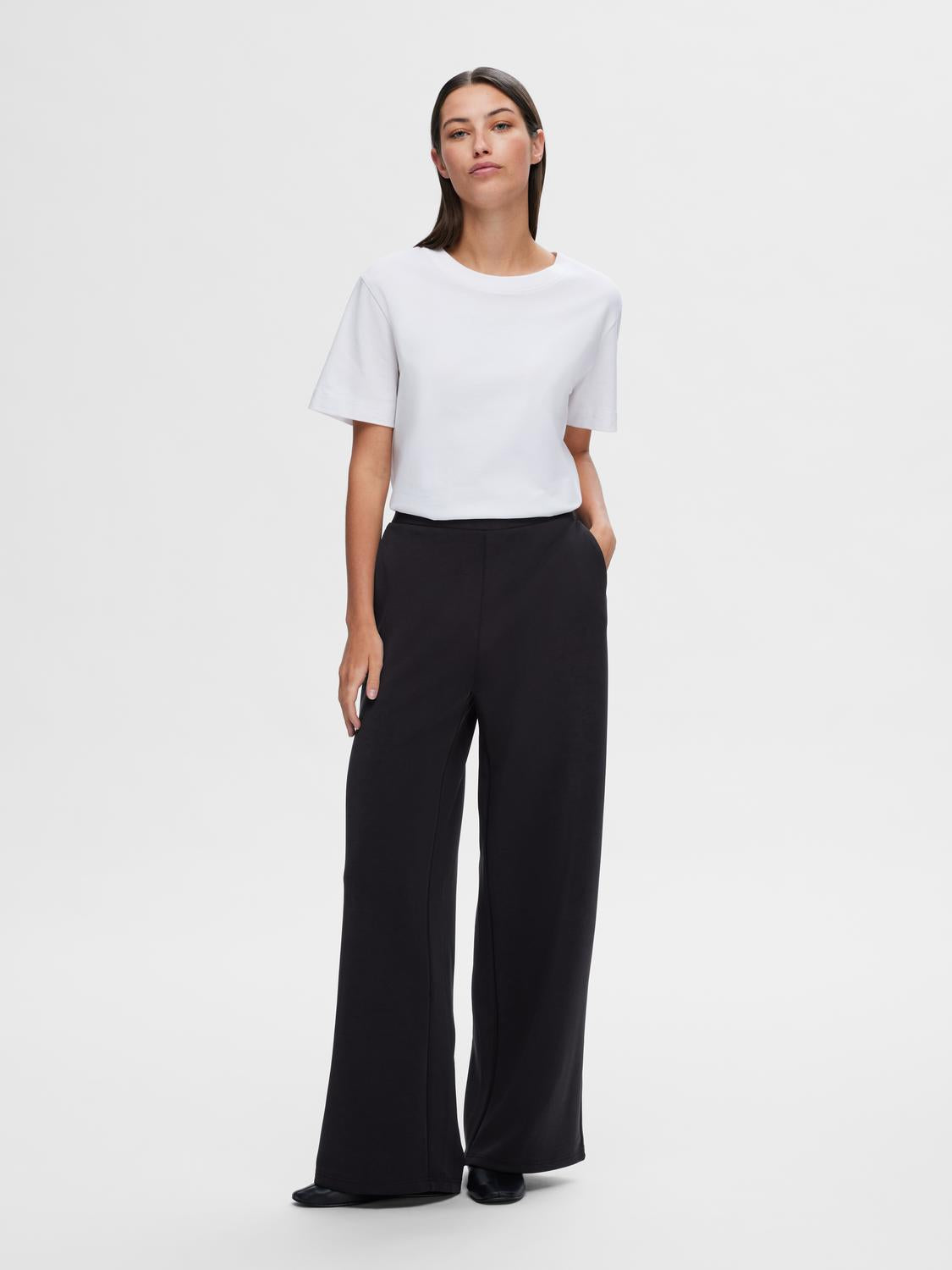 SLFTENNY-BLUE Trousers - Black