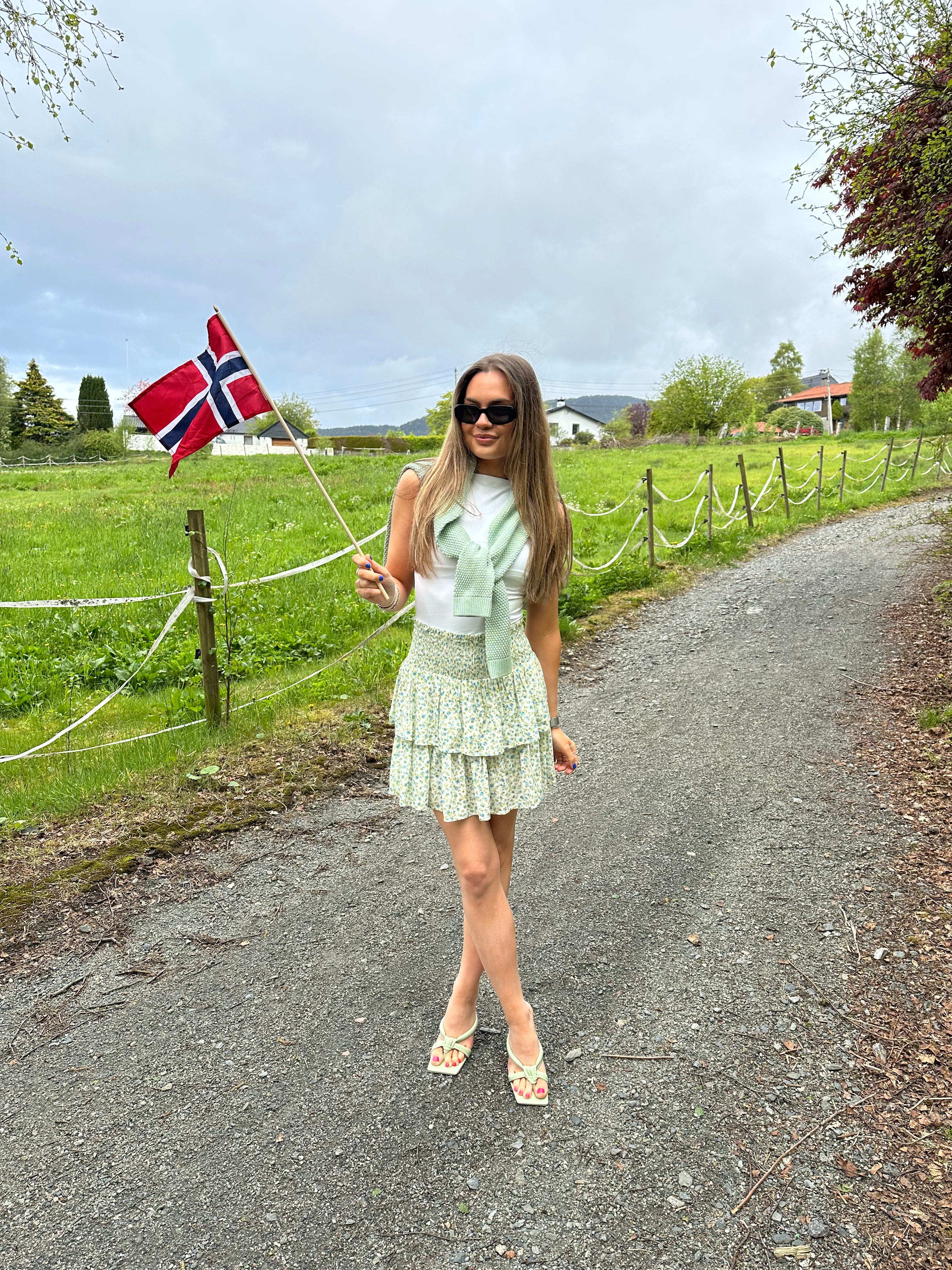 VIGREIS Short Skirt - Cendre Blue