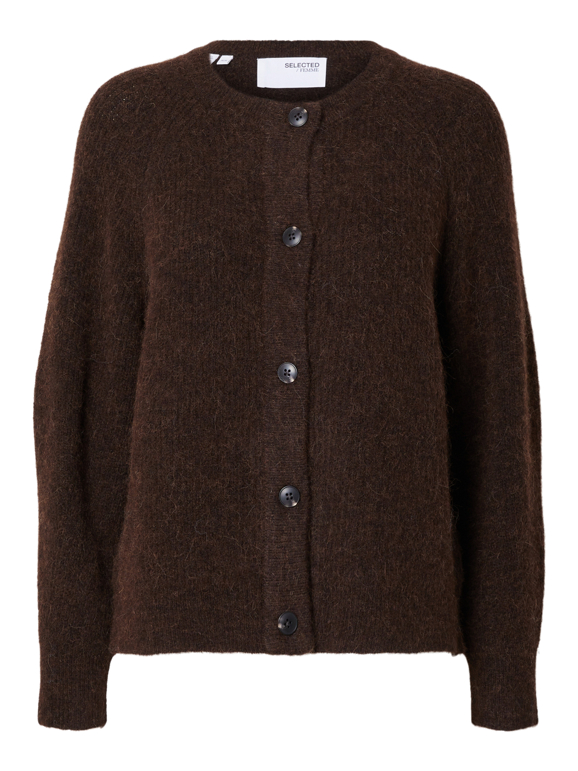 SLFLULU Knit Cardigan - Coffee Bean