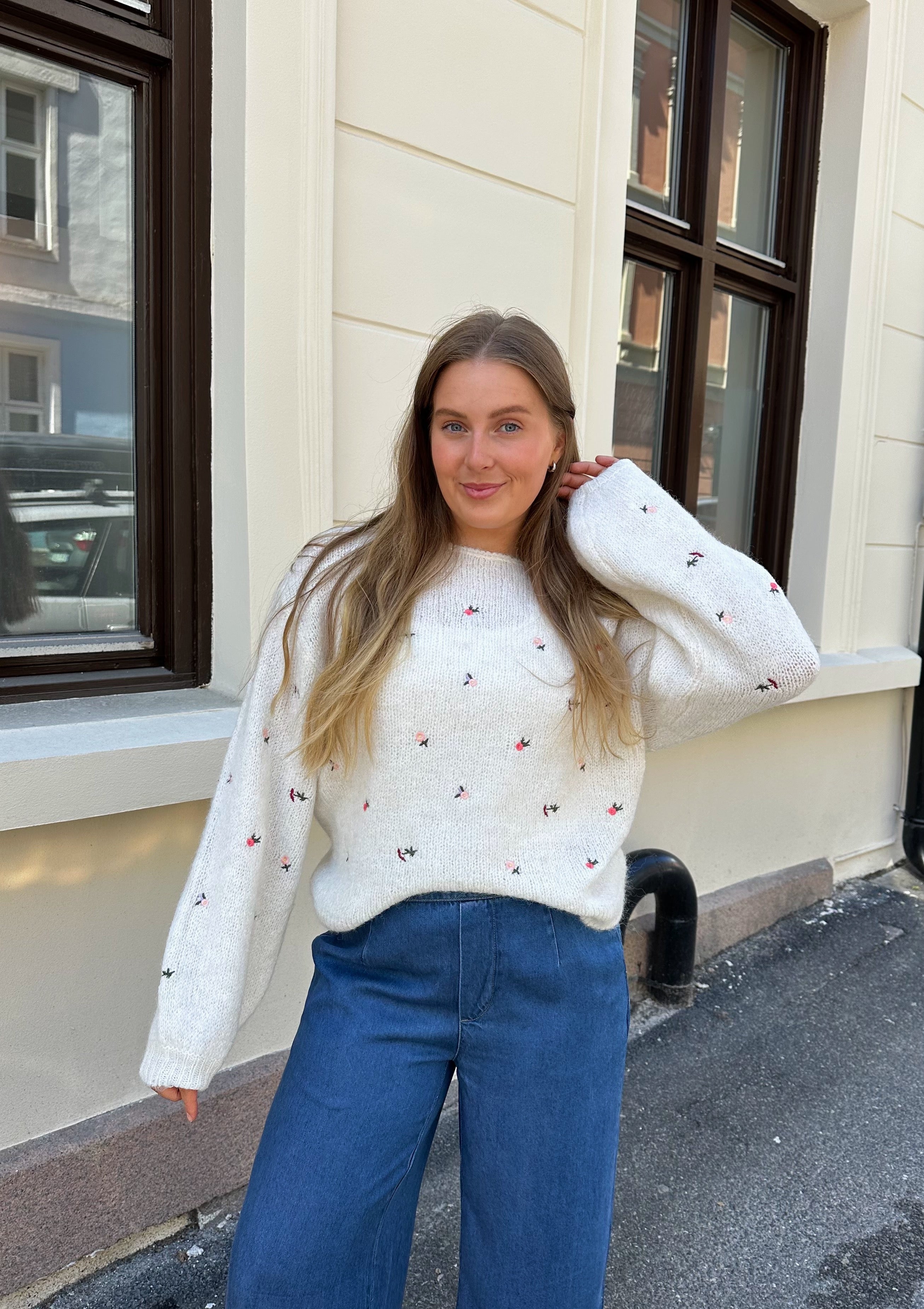 VIMARLEY Pullover - Egret