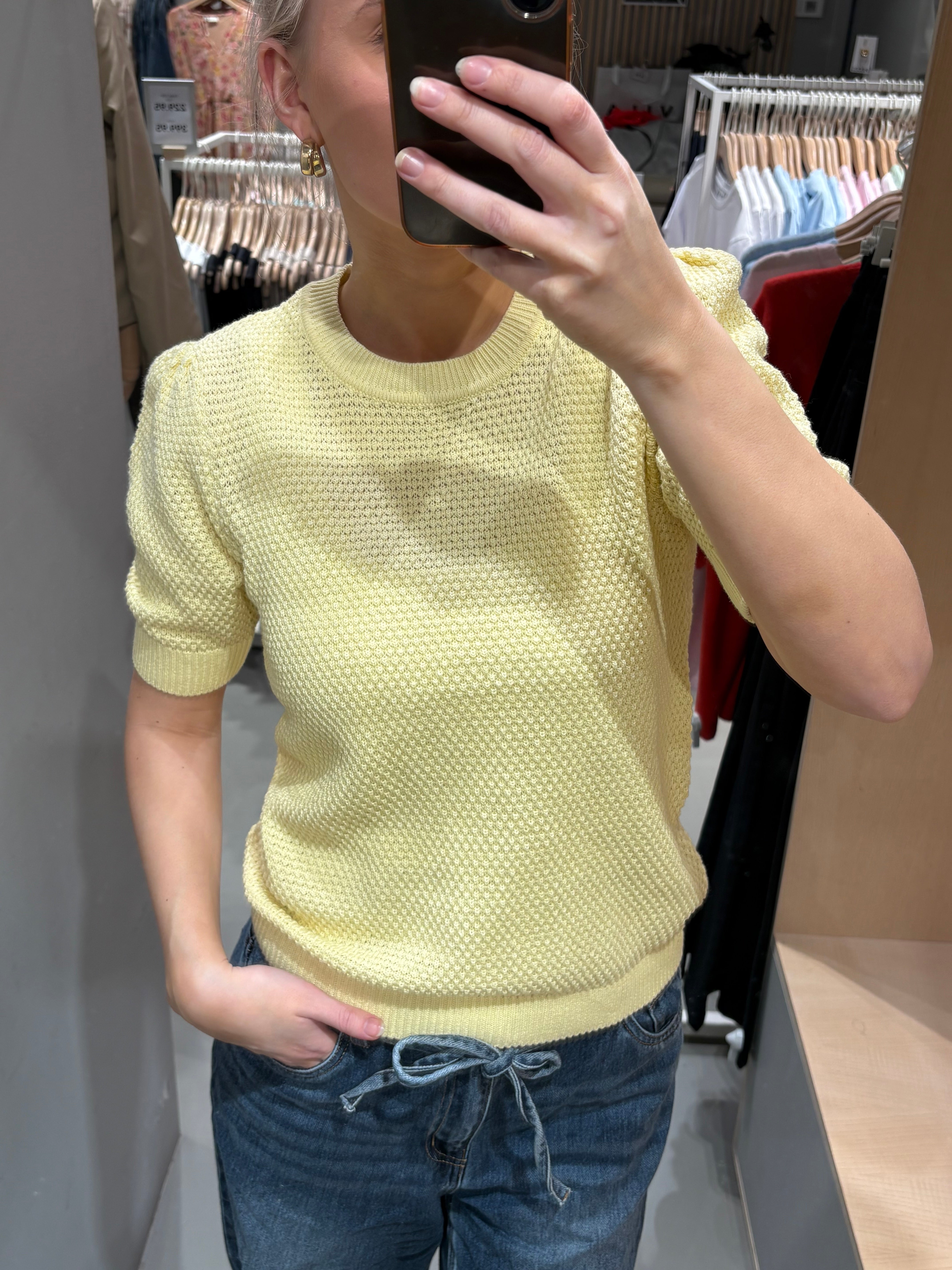 VIDALO Knit Top - Pastel Yellow