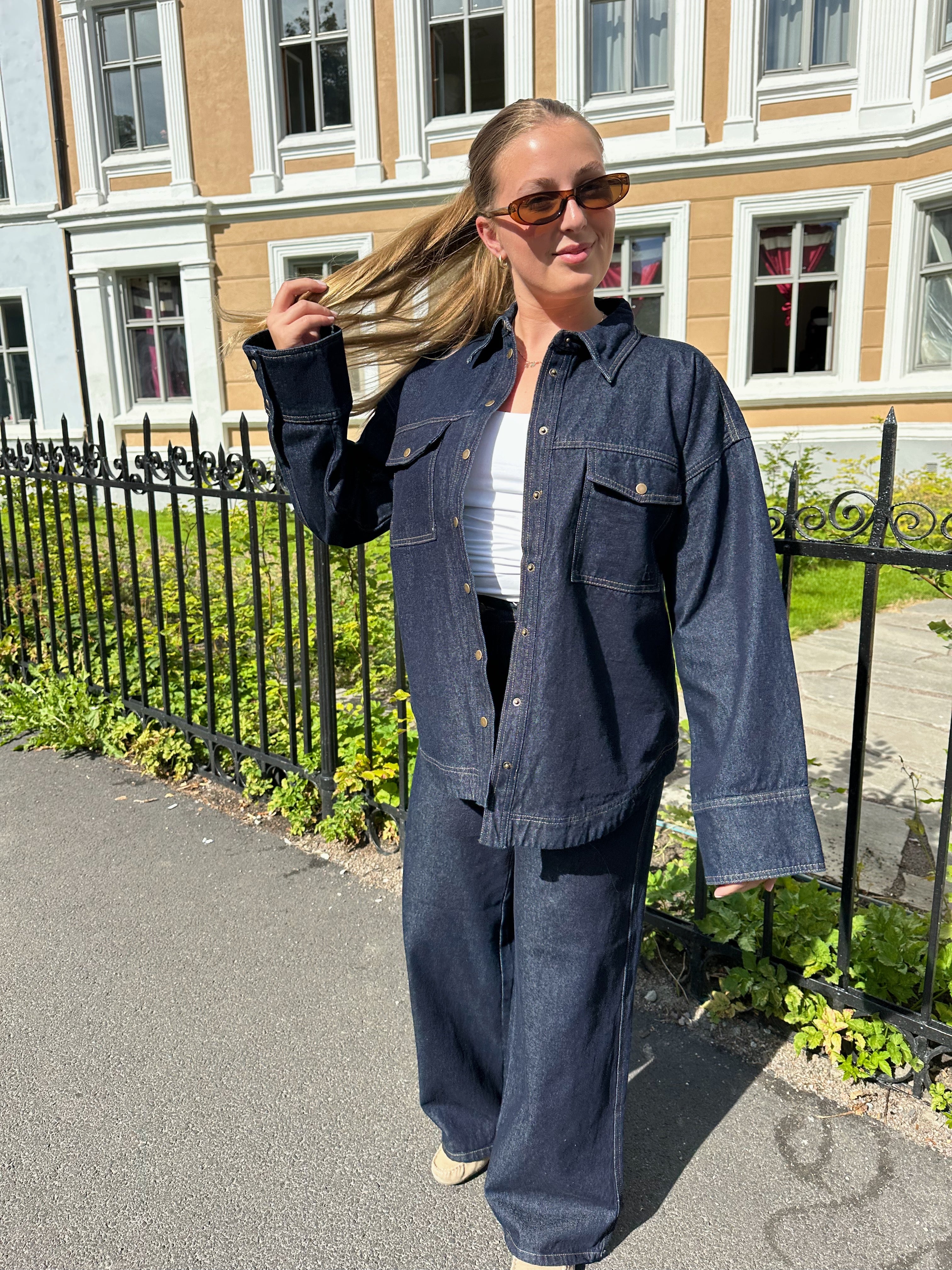 ROURINA Jeans - Dark Blue Denim