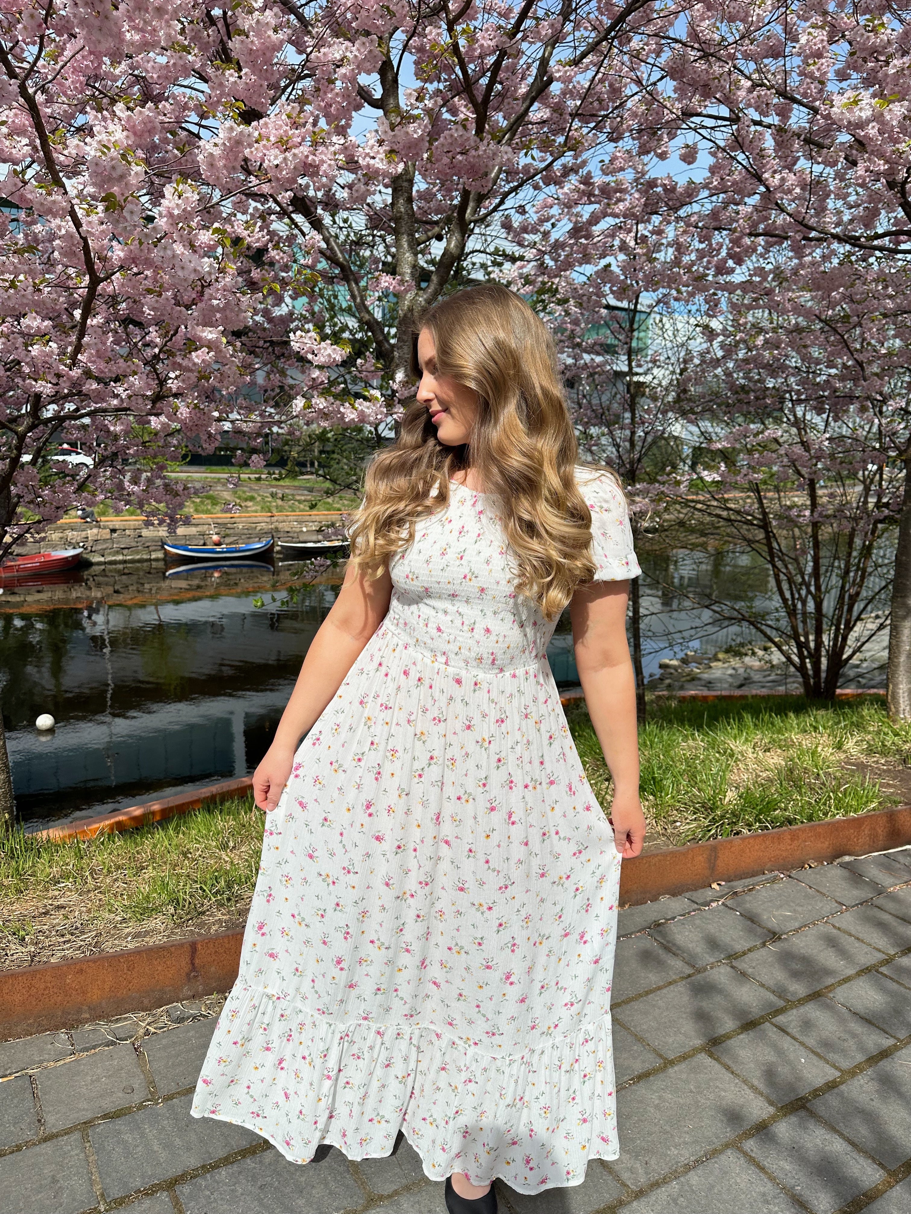 VIGREIS Long Dress - Snow White
