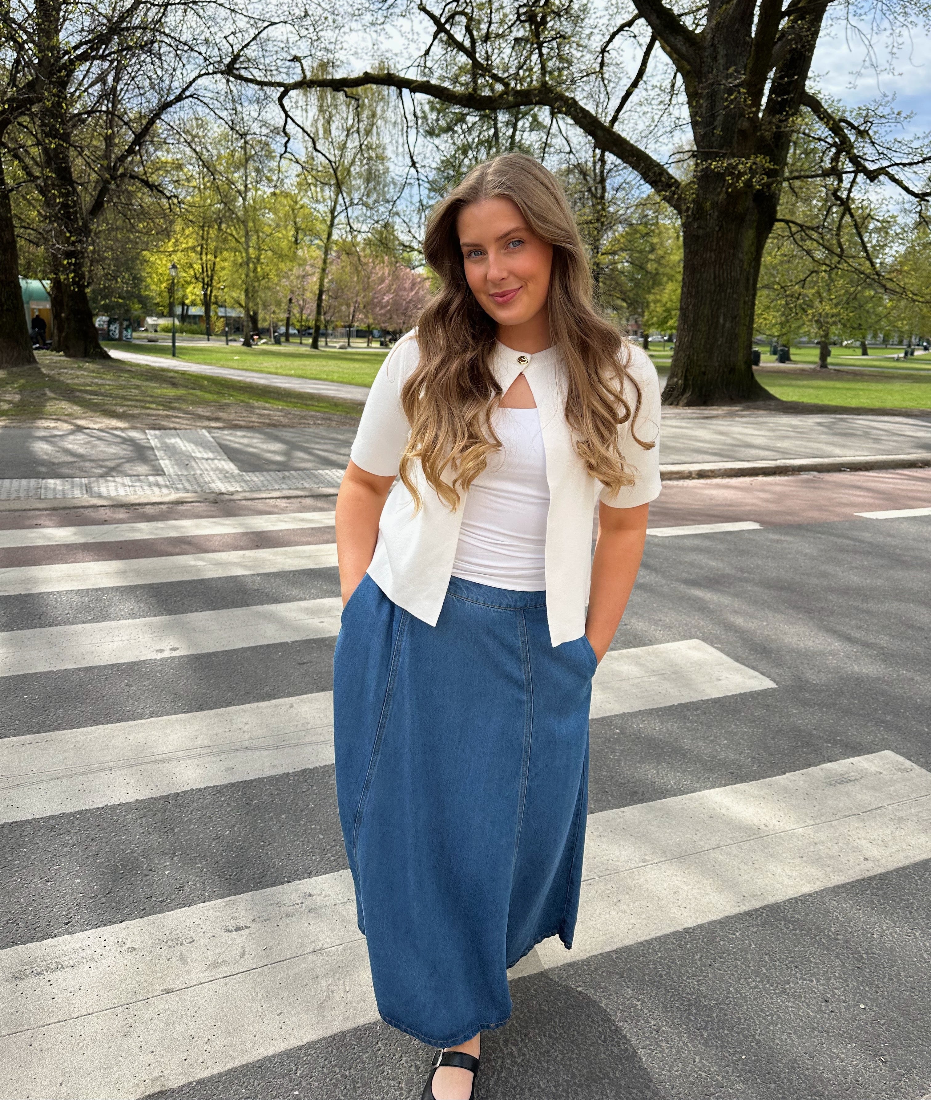 OBJREYNARD Knit Cardigan - Cloud Dancer
