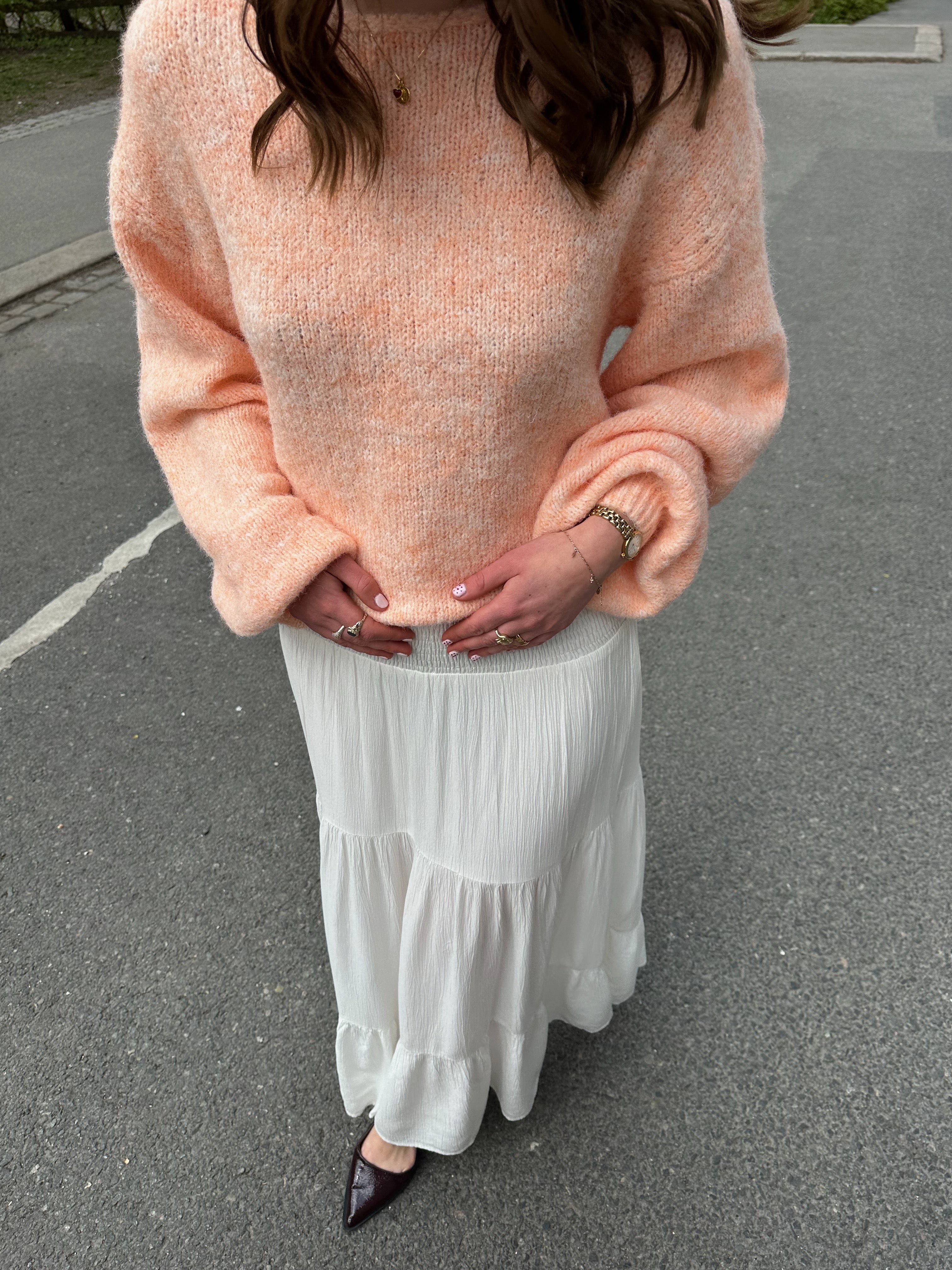 VIMARLEY Pullover - Peach Parfait