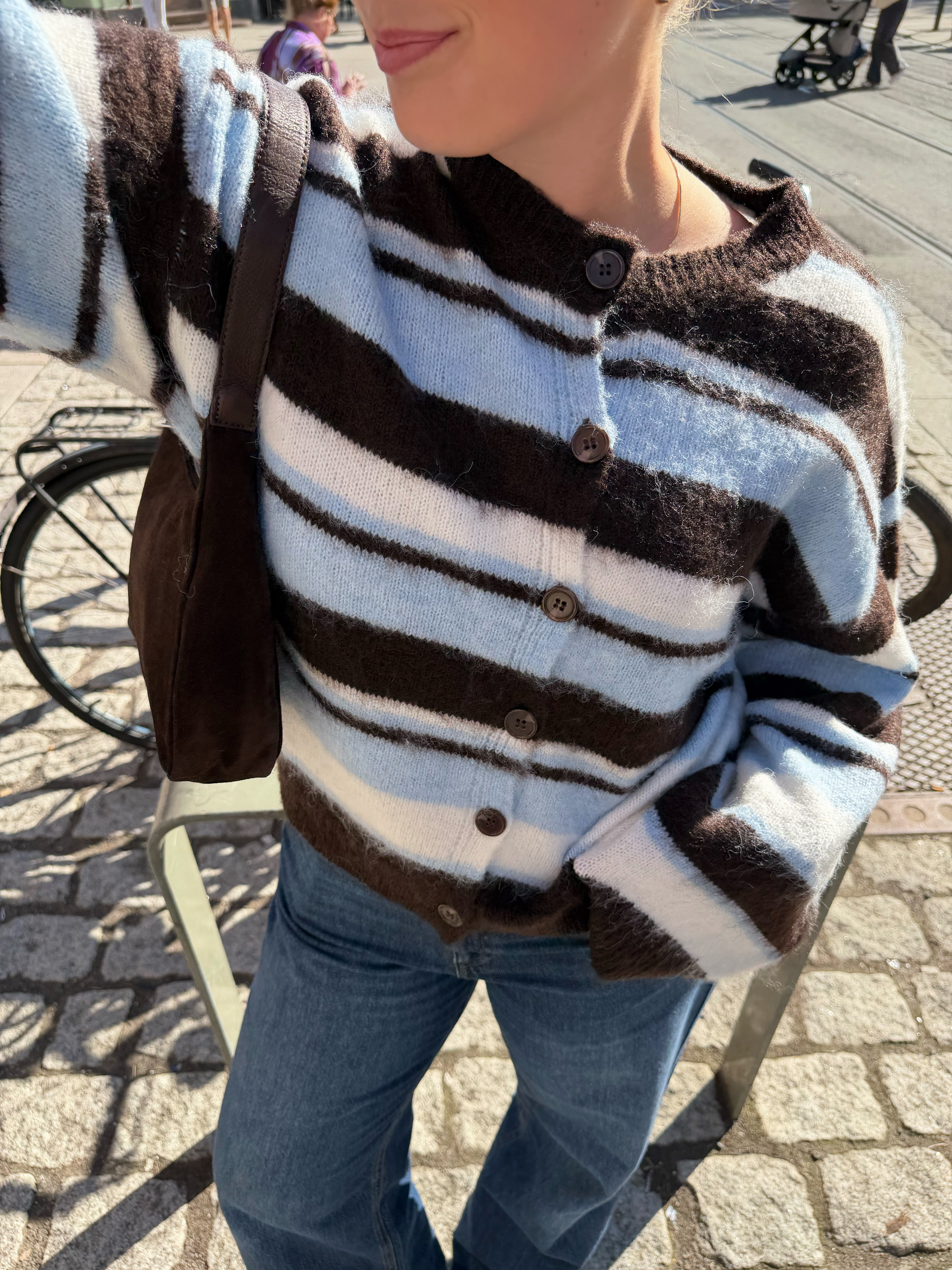 PCADA Knitted Cardigan - Hot Fudge