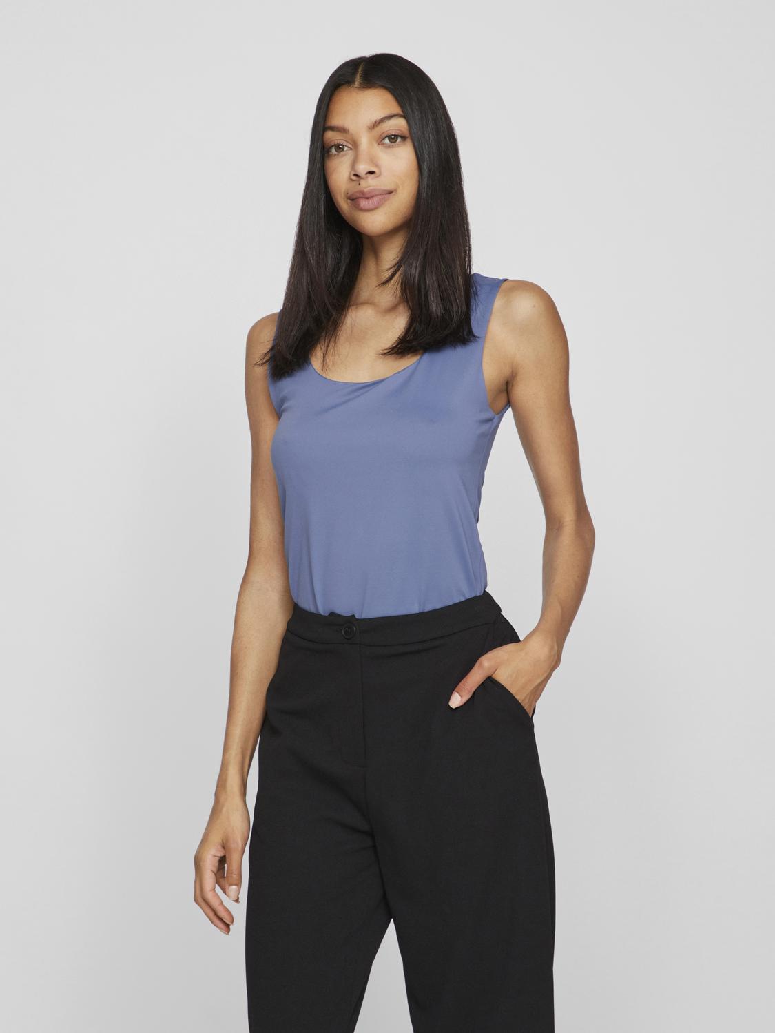 VIKENZA Tank Top - Bijou Blue