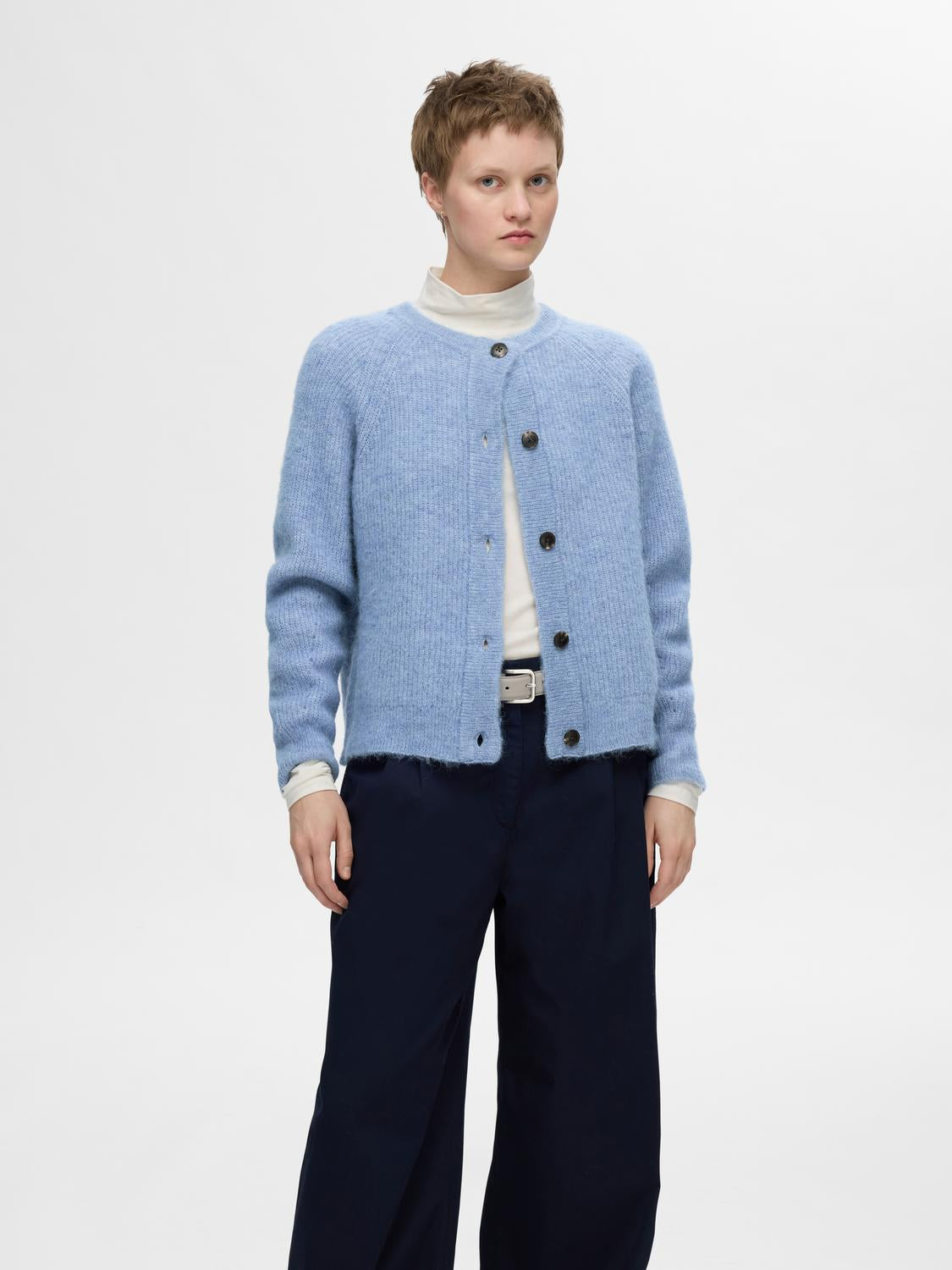 SLFLULU Knit Cardigan - Endless Sky