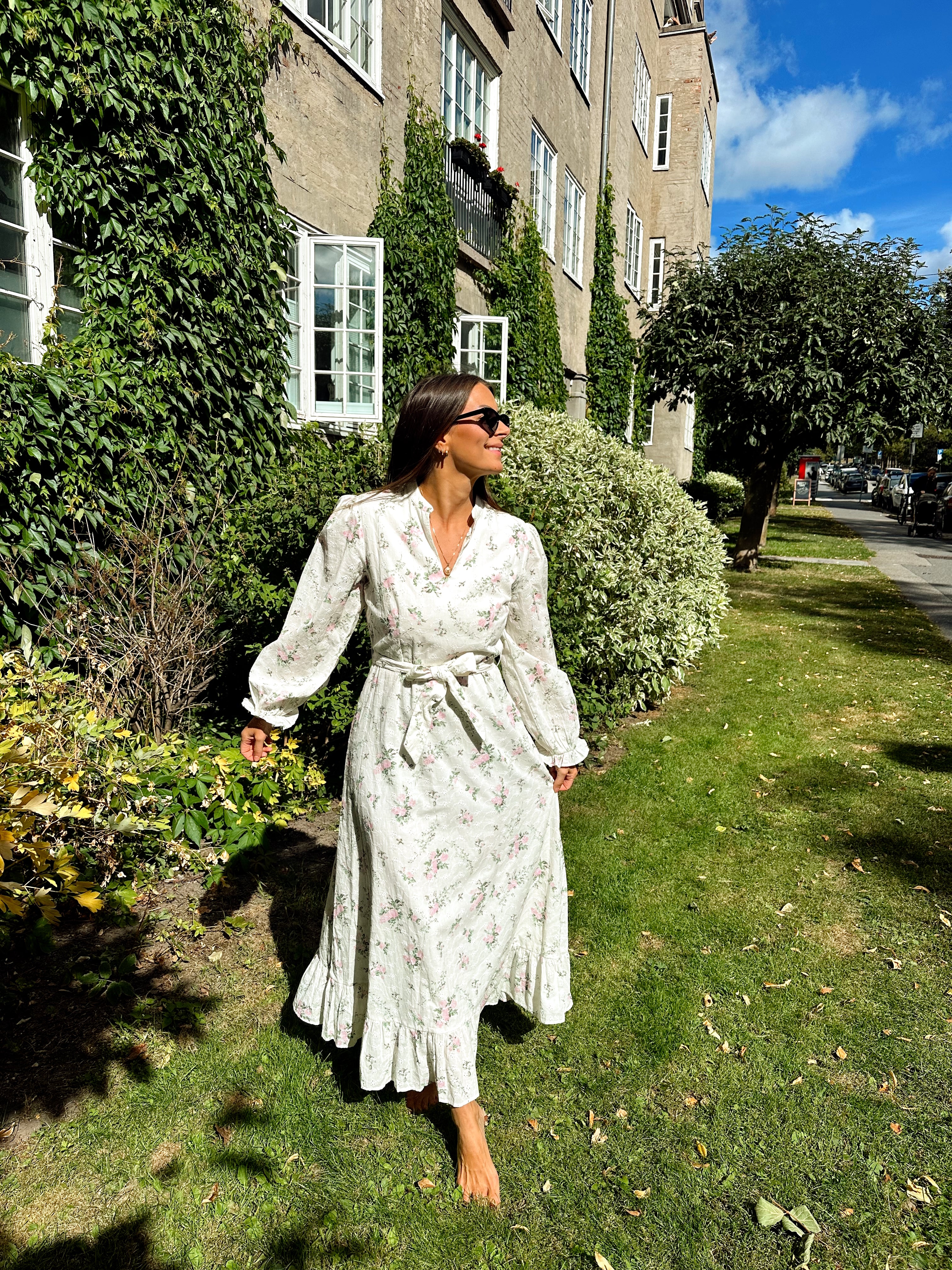 VIMIADA Long Dress - Snow White