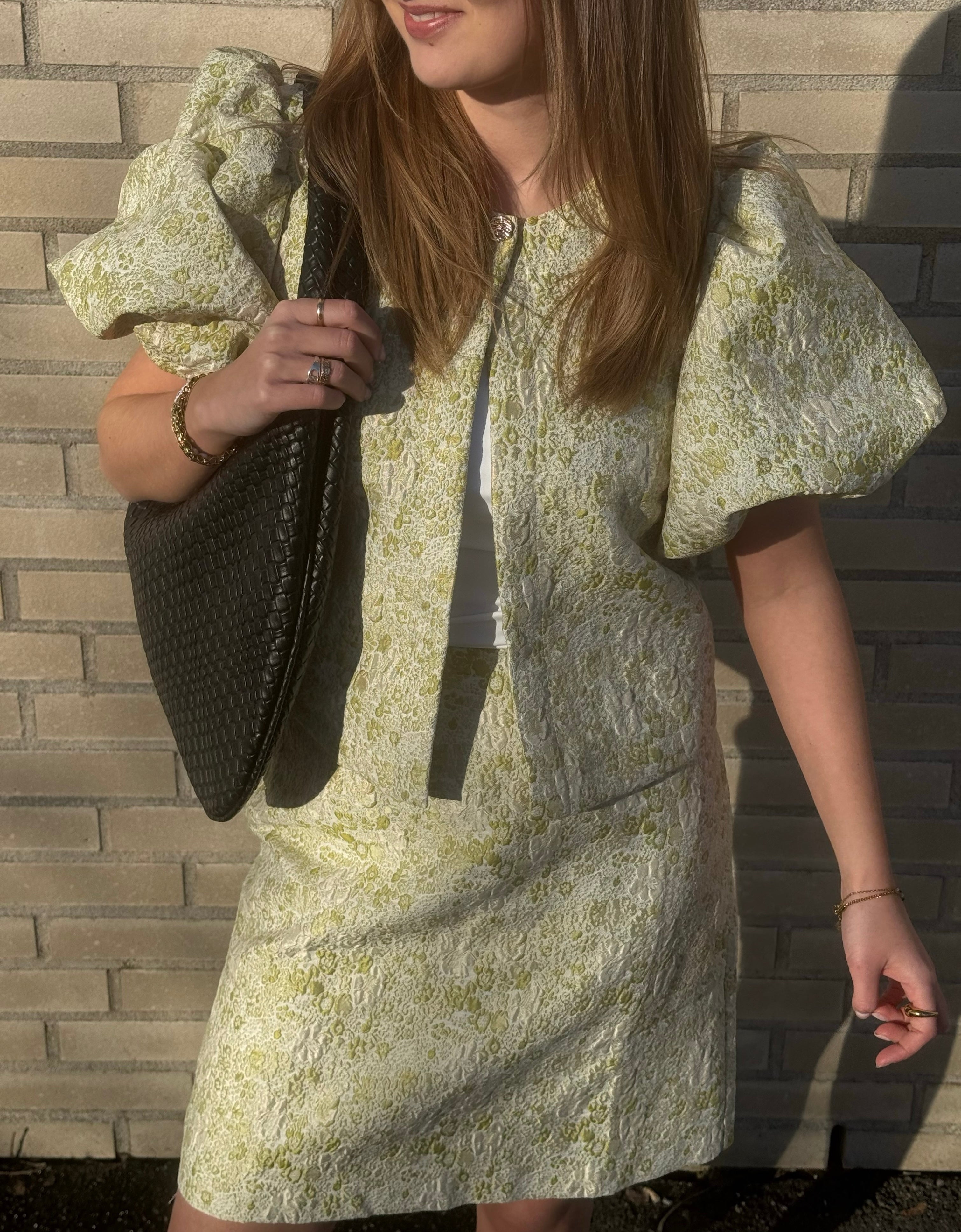 VIKAIA Short Skirt - Smoke Green