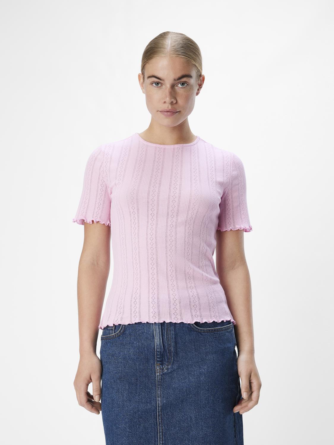 OBJAMALIE T-Shirt - Pink Frosting