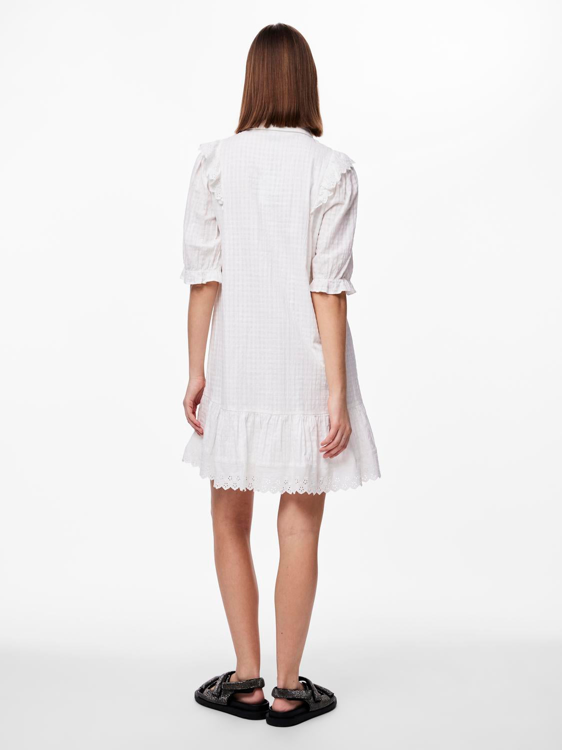 PCAGNETA Dress - Cloud Dancer