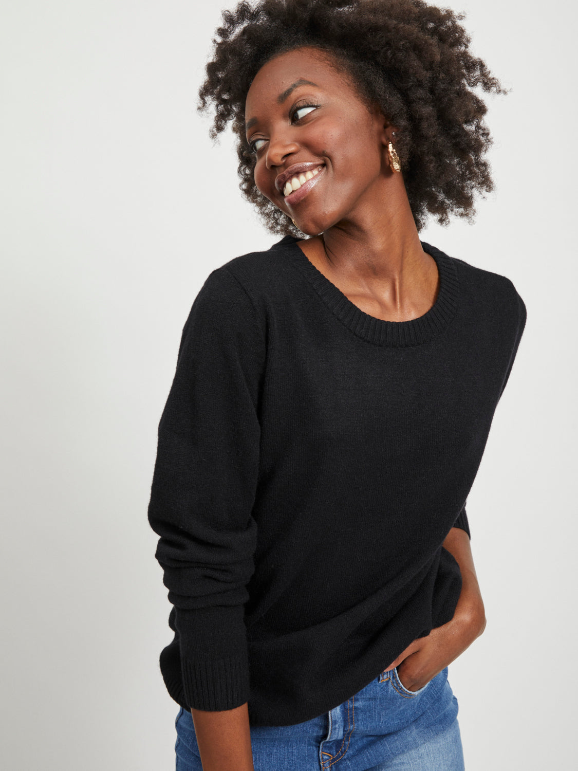 VIRIL Pullover - black