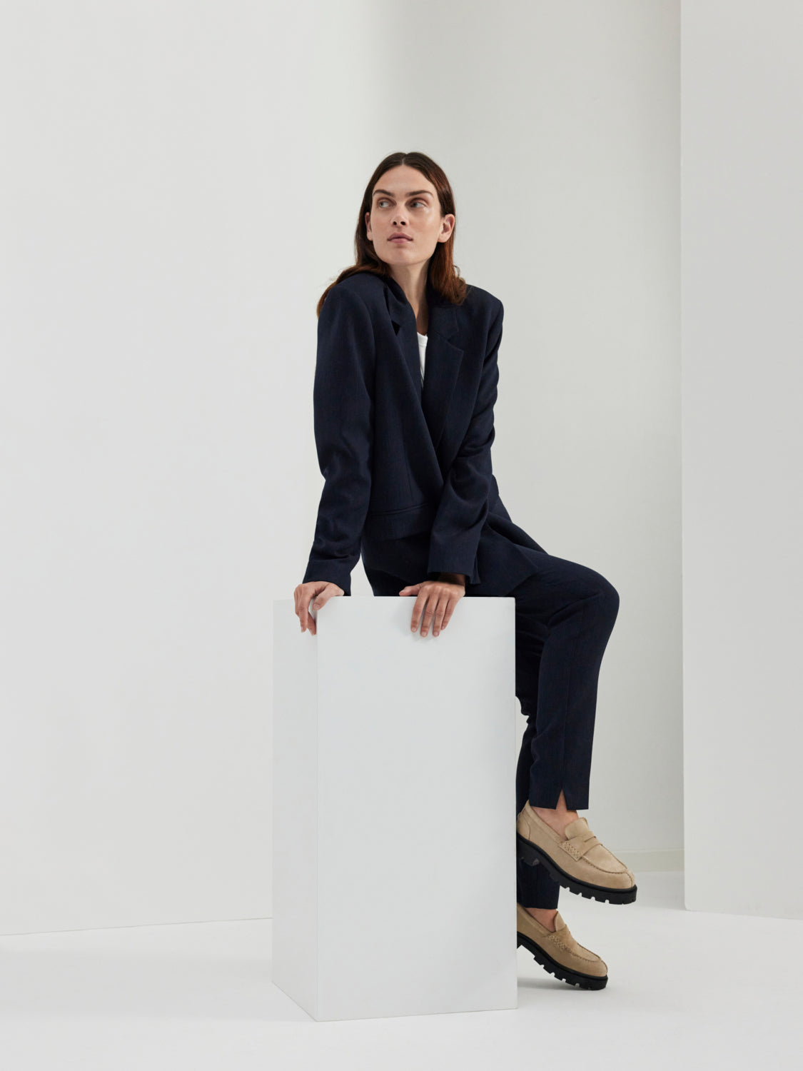 SLFRITA Blazer - Dark Sapphire