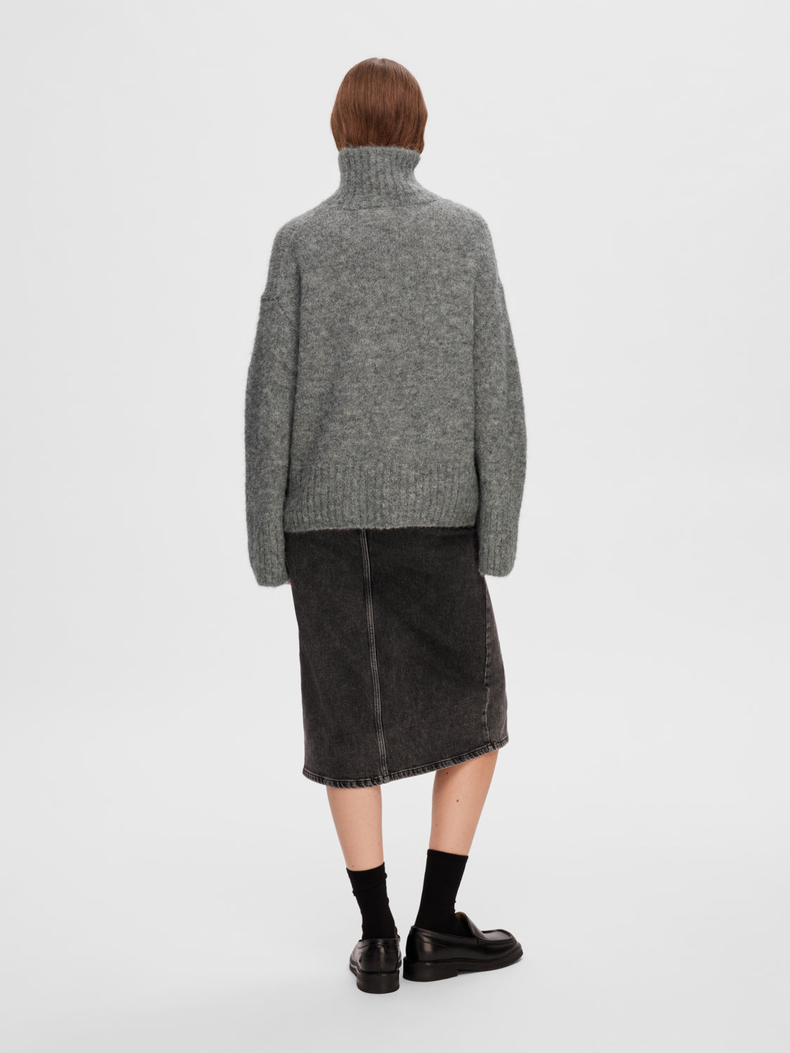 SLFGABELLA Pullover - Light Grey Melange