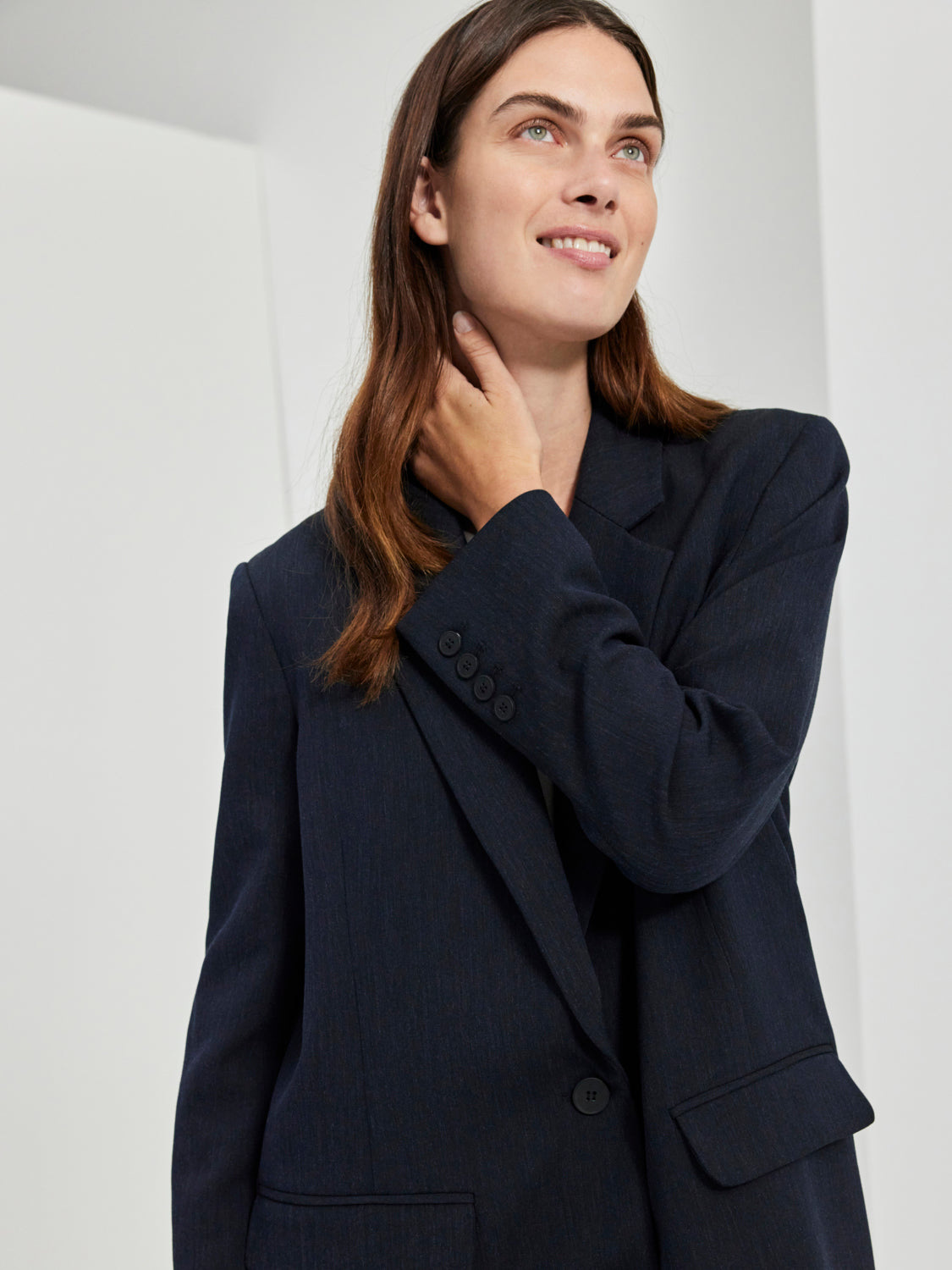 SLFRITA Blazer - Dark Sapphire
