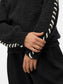 OBJNETE Pullover - Dark Grey Melange