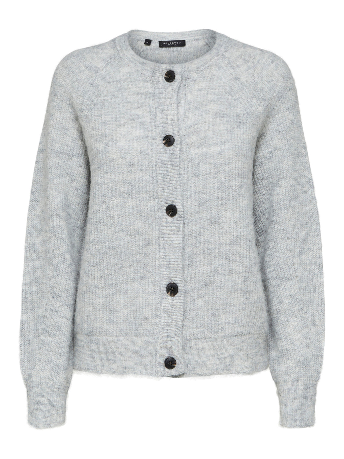 SLFLULU Cardigan - light grey melange