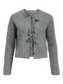 OBJPARVI Cardigan - Medium Grey Melange