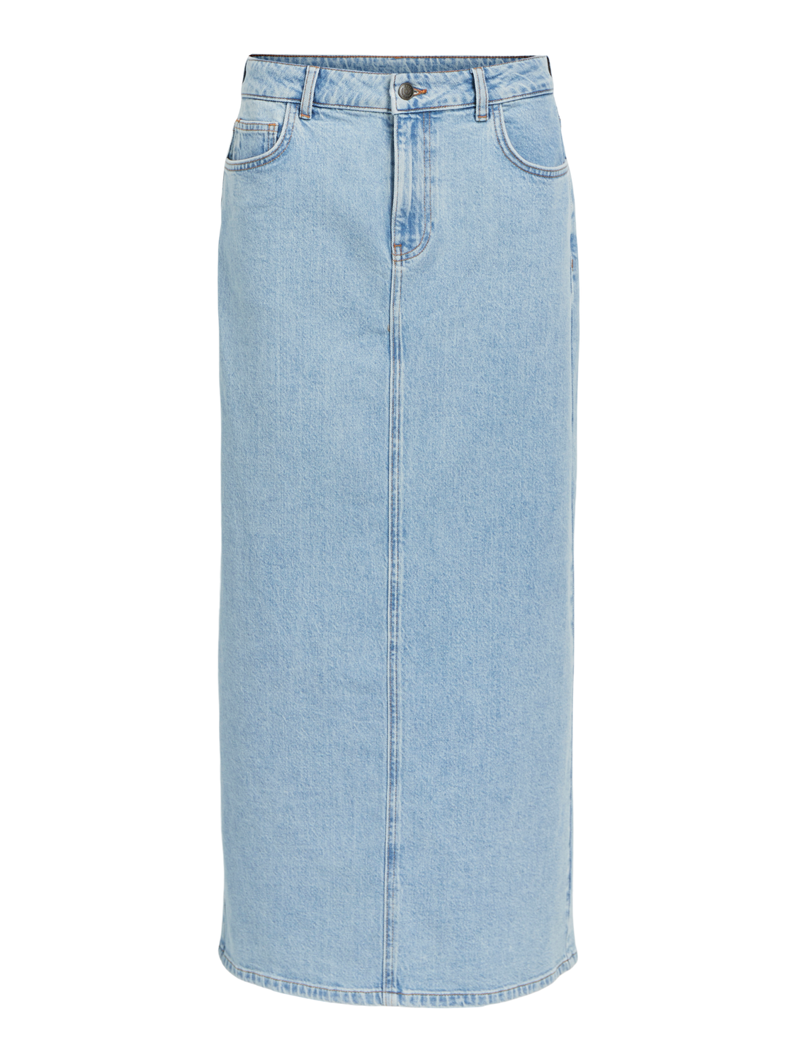 OBJELLEN Skirt - Light Blue Denim
