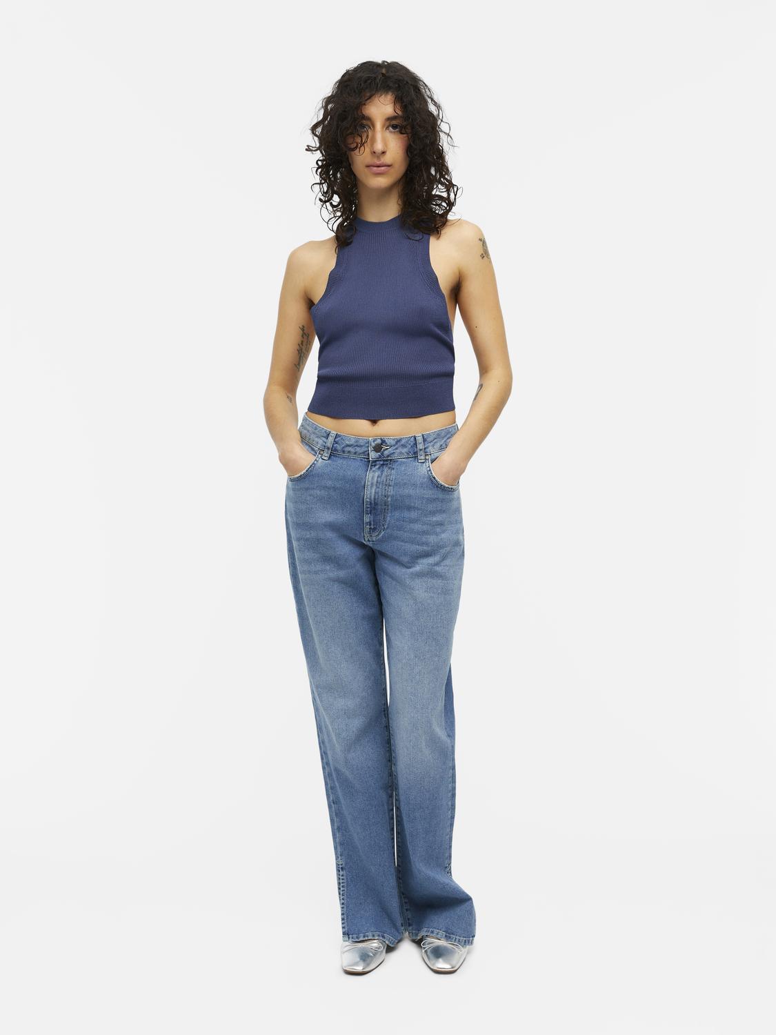 OBJMOJI Jeans - Medium Blue Denim