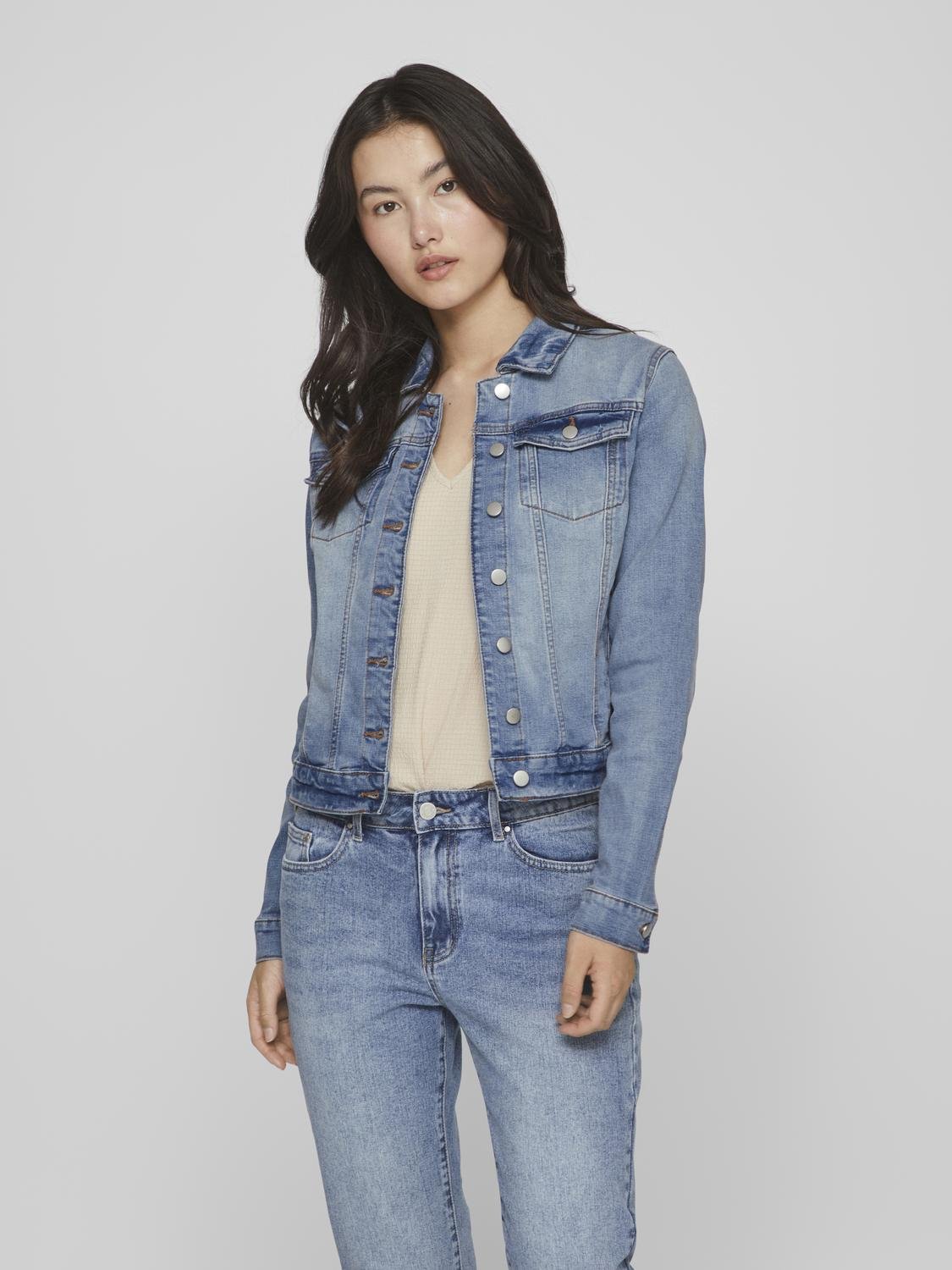 VISHOW Jacket - Light Blue Denim