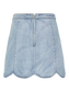 YASSCALLOP Skirt - Light Blue Denim